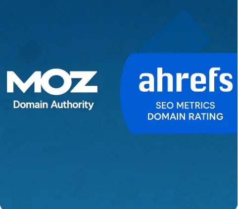 MOZ Domain Authority and Ahrefs Domain Rating - SEO Metrics Comparison